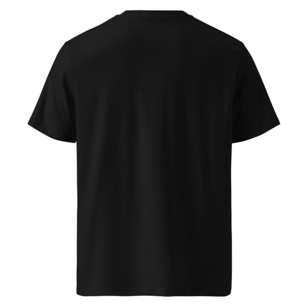 Unisex organic ribbed neck t-shirt - Image 2